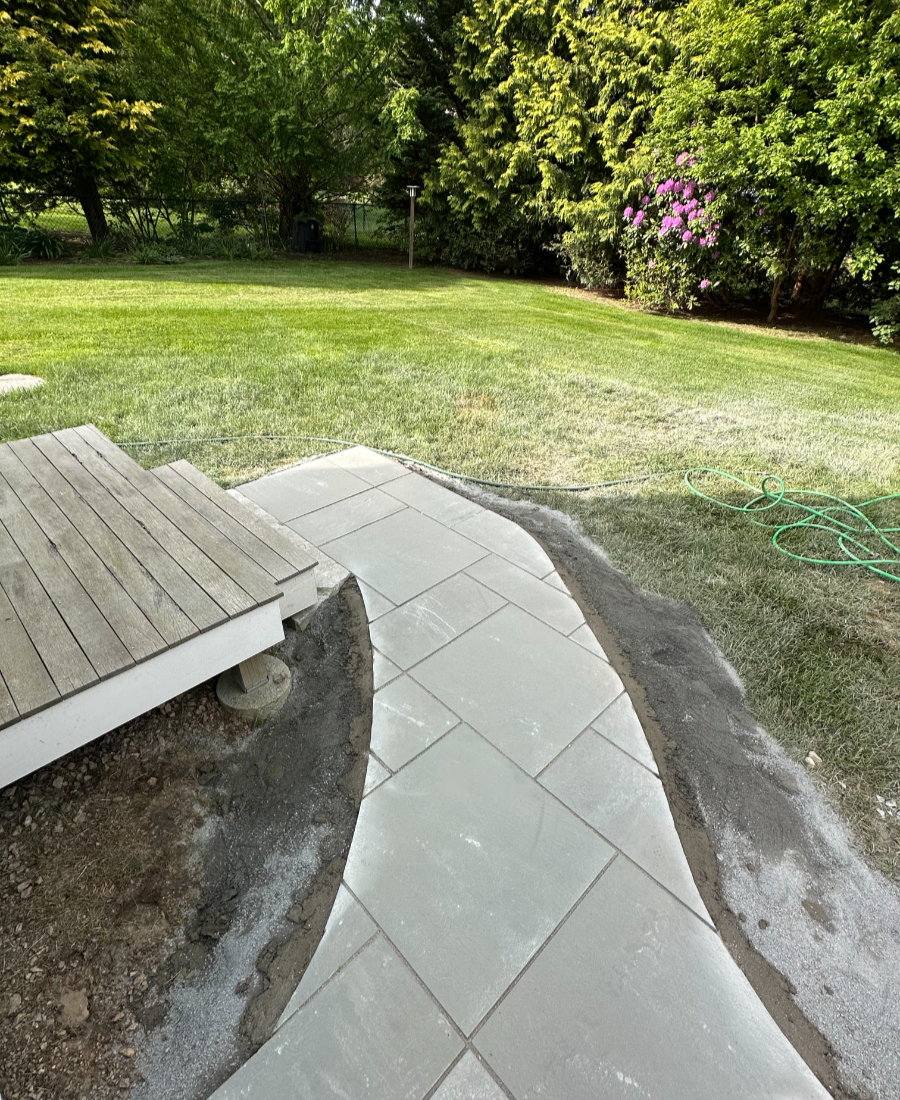 blue stone patio install-006