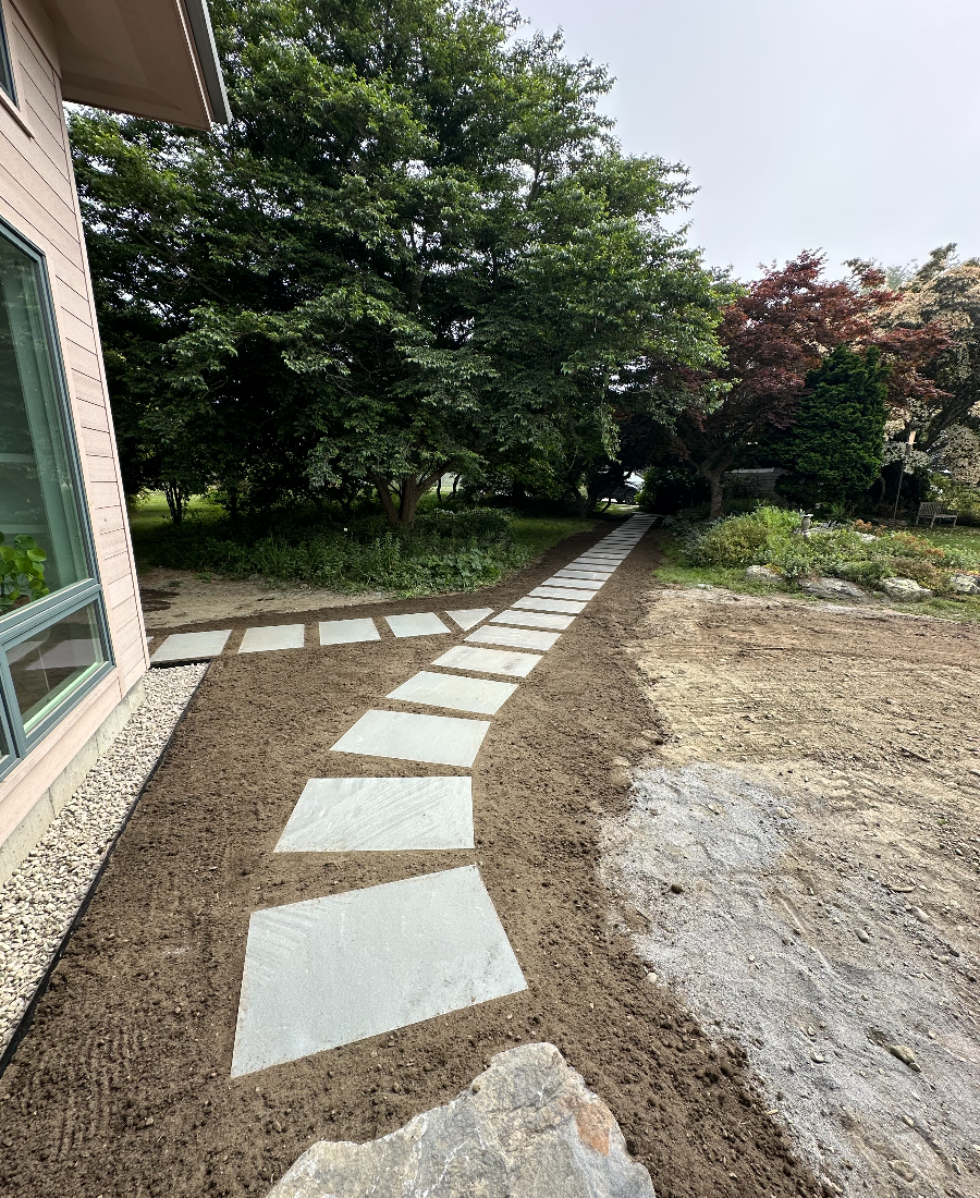 blue stone stepper walkway-020